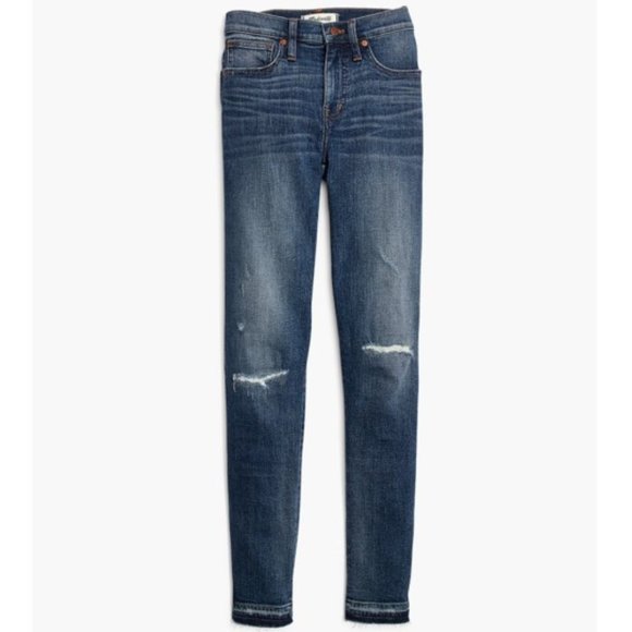 NEW Madewell 9" Mid-Rise Skinny Jeans in York Wash - Picture 2 of 10